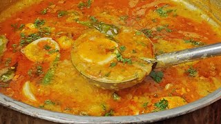 Restaurant Style Golden Egg Dal  | Sunehri Andey Wali Dal Recipe  Dhaba Style🥚