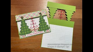 Floating Front Card Festive Friday Stamping Tutorial