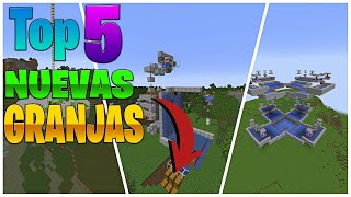 Top 5 NUEVAS GRANJAS para Minecraft 1.19│Sencillas y Eficientes