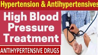 Antihypertensive drugs Full explanation .