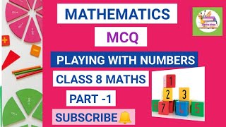 MCQ Playing with Numbers Class 8 part 1 maths #playingwithnumbers #mathsmcqclass8