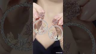 Beautiful earrings collection ✨#trending #fashion #partywear designs earrings ideas #shortsvideo