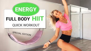 ENERGY FULL BODY HIIT WORKOUT - quick dance HIIT & energy boost cardio /celebrate 1k| Gigi Delacroix