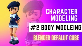 Character Modeling | Body Modeling | Blender #tutorial