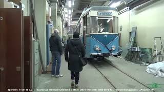 Restaurierung Beiwagen 113 - Teil 3 - Straßenbahn Schöneiche - Tram 88 e.V.