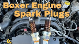 Boxer engine Spark Plugs replacement