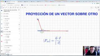 Proyección de un vector sobre otro