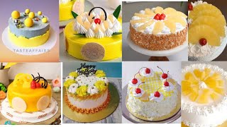 🍍 Latest pineapple cake Design 2023/pineapple cake/yellow cake/cake design/New cake Design 2023