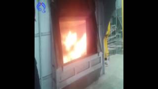 Municipal solid waste gasification or MSW gasifier for gas to connect Aluminum melting furnace