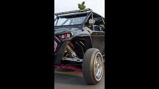 100 spoke wires on a slammed Turbo S RZR #shorts