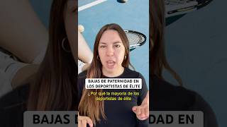 ¿Por qué la mayoría de deportistas de élite no se acogen a las bajas de maternidad y paternidad?🎾