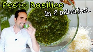 Πέστο βασιλικού σε 2 λεπτά.. Pesto basilico in 2 minutes..Песто с базиликом за 2 минуты..