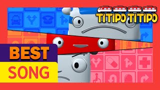 [BEST] Titipo Songs | Wheels On The Brave Cars | Train song | Titipo Titipo