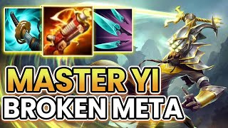 WILD RIFT MASTER YI | TOP 1 MASTER YI GAMEPLAY RANK | CHALLENGER MASTER YI GUIDE & BUILD | SEASON 14