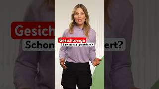 Sport gegen Falten? Gesichtsyoga soll helfen, die Haut jung und gesund zu halten. #shorts #yoga