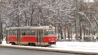 Киевский трамвай- Январь 2022 / Kyiv tram- January 2022