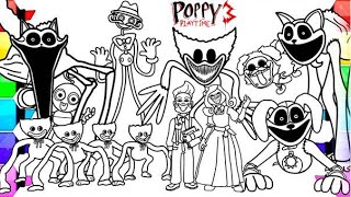 POPPY PLAYTIME Chapter 3 Coloring Pages / How to Color New Bosses and Monsters from PoppyPlaytime 3