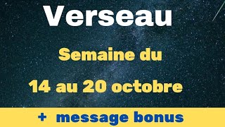 Verseau semaine du 14 au 20 octobre + carte bonus