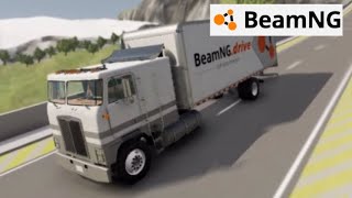 Launching cars off ramp in beamNG Drive.