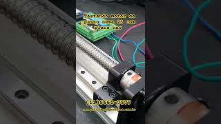 Motor de passo teste mach3 CNC #automação #cnc #routercnc #industria40