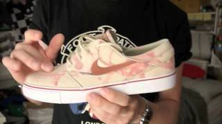 Review: Rare Nike SB Stefan Janoski Vino/ Wine splatter, Terra brown review and on feet