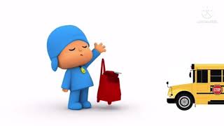 Pocoyo and school bus not to school