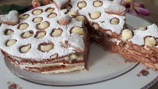 Mille Feuilles  Cake  كيكة الميلفوي