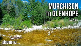 Driving New Zealand: Murchison to Glenhope: 4K scenic drive