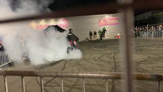 Biker Bursts his Tyre While Doing a Burnout