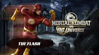 MK vs DC Universe - The Flash (Combos+Arcade Ladder)