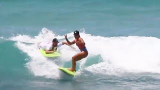 SURFING SOFT TOPS AT CRONULLA IN SUMMER - Slippery Surfa