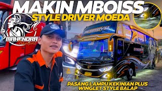 MAKIN GANTENG + MBOIS ❗STYLE DRIVER MUDA MAS BAGUS XTRAMZ BERSAMA BUS MAHENDRA TRANSPORT RESISOVIA