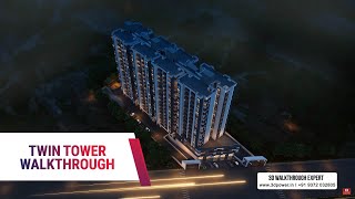 Fabulous 3D Walkthrough Animation For Residential Apartment- Swastik Twin Towers