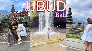 UBUD~ HEART OF BALI | MOST BEAUTIFUL WATERFALLS , CAFES , TEMPLES, BALI SWING - UBUD DAY 2