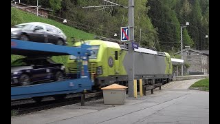 2023 - AT - Alpha Train 193 Vectron loco with a freight train , in Gries am Brenner