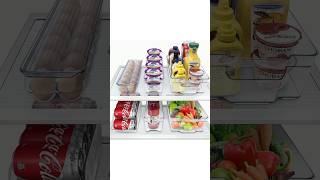 Refrigerator Organizer Binsfor Home Essentials, Food #kitchengadgets