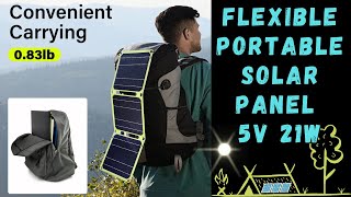 Flexible Portable Solar Panel 5v 21w