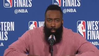 James Harden and Chris Paul Postgame Interview After Game Three - 2018 WCF