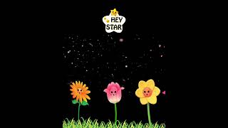 Sun with Flowers Cute Dance - Happy Star Dancing #shorts