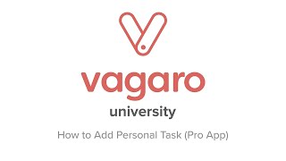 How to Add Personal Task on the Vagaro Pro App