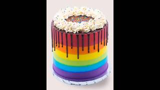 magical rainbow cake decorating| magical rainbow cake design ideas for birthday| #cake #rainbow