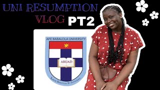 Resumption vlog pt2 ft orientation #untamed party🥳🫠