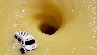 Experiment Whirlpool With Cars / Relaxing Videos #143