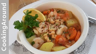 Portuguese Traditional  Fish Soup Recipe