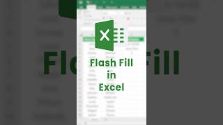 Flash Fill data in Excel | Flash Fill Trick | Don't add full name manually #shorts #excel