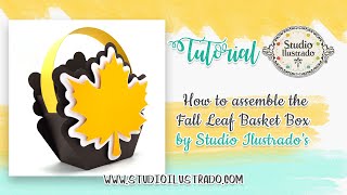 How to assemble the Fall Leaf Basket Box by Studio Ilustrado