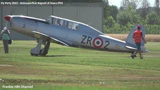 Fiat G46 arrival and landing | Fly Party 2022