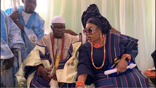 OBA ADEKUNLE ADEAGBO OLORI ADEDIWURA AND SIBLINGS DANCE SPECIALLY AT THE THANKSGIVING SERVICE.