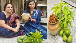 avakaya recipe (mango pickle) || easy avakaya recipe at home | andra style avakaya pachadi