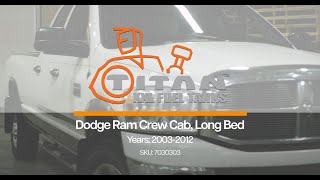 Titan Fuel Tanks 2003-2012 Ram Crew Cab, Long Bed Cummins Fuel Tank Install | 7030303